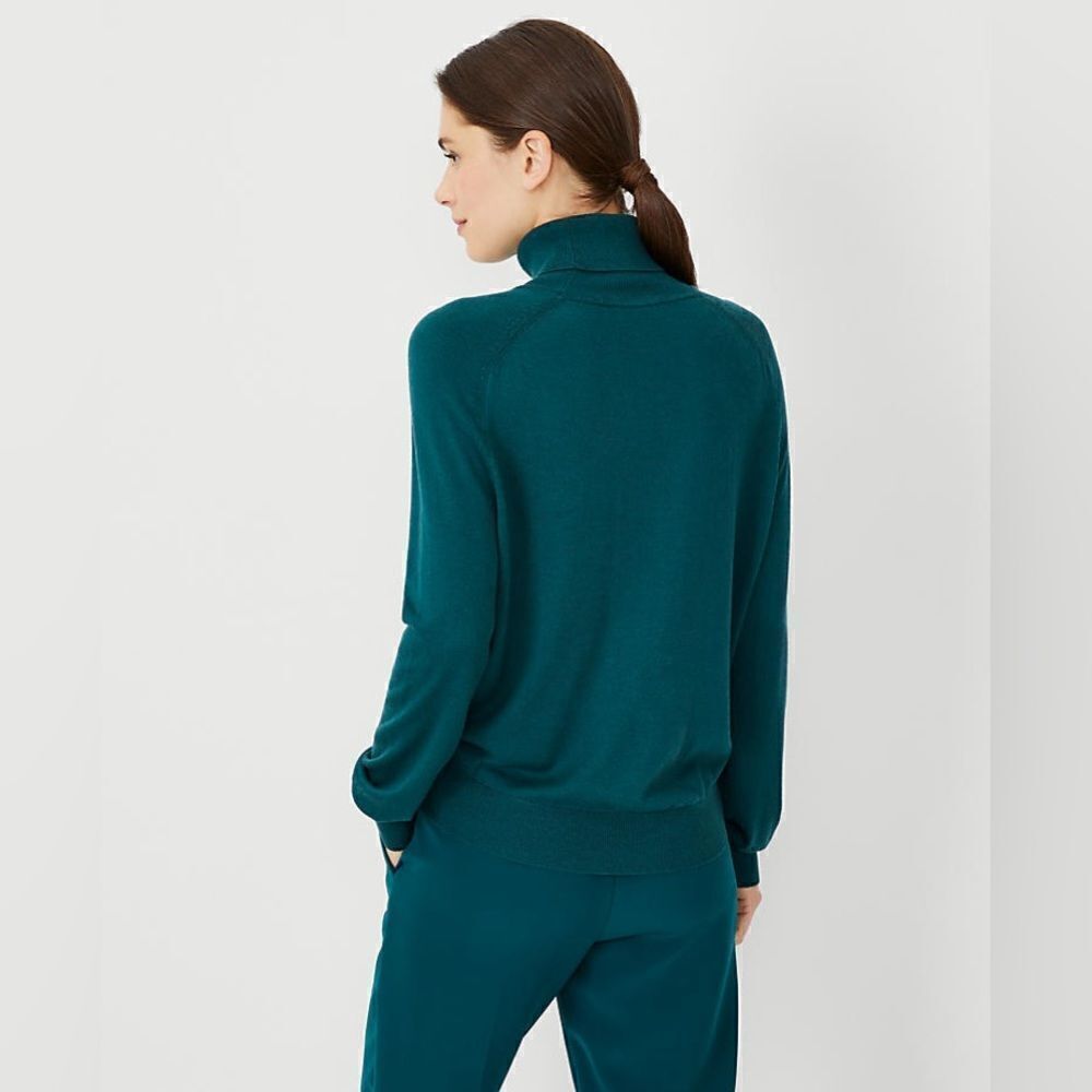 Banana Republic Green Turtle Neck Long Sleeve Sweater - Size XS